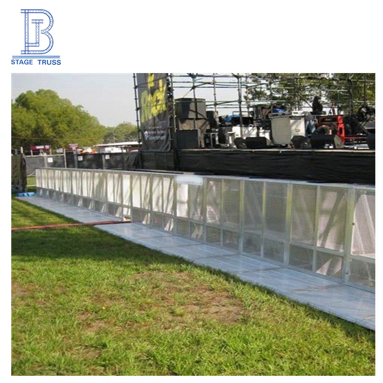 Safety Car Parking Barrier Aluminum Concert Stage Barricade