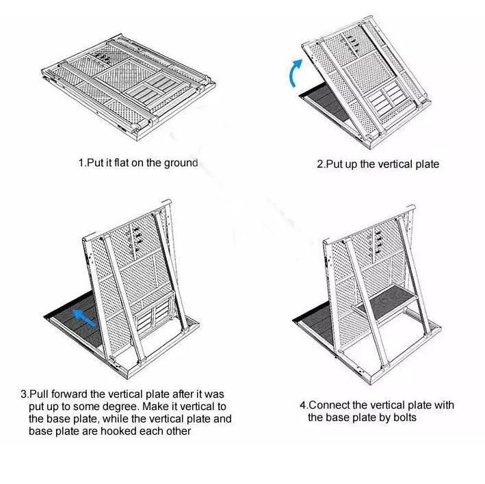 Aluminum Black Portable Folding Lightweight Safety Event Crowd Control Stage Barrier with Door