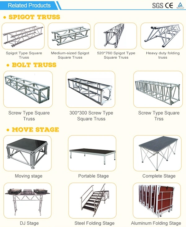 Glass Stage mobile Stage Aluminum Stage Concert Acrylic Stage for Events