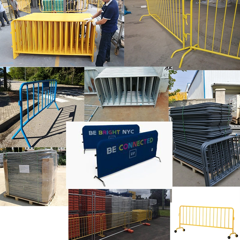 Custom Size Cheap Galvanized Stage Crowd Control Barrier