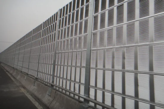 Recinzione insonorizzata di alta qualità, barriere antirumore autostradali, recinzione in alluminio, barriera antirumore